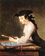 jean-Baptiste-Simeon Chardin, The Draughtsman